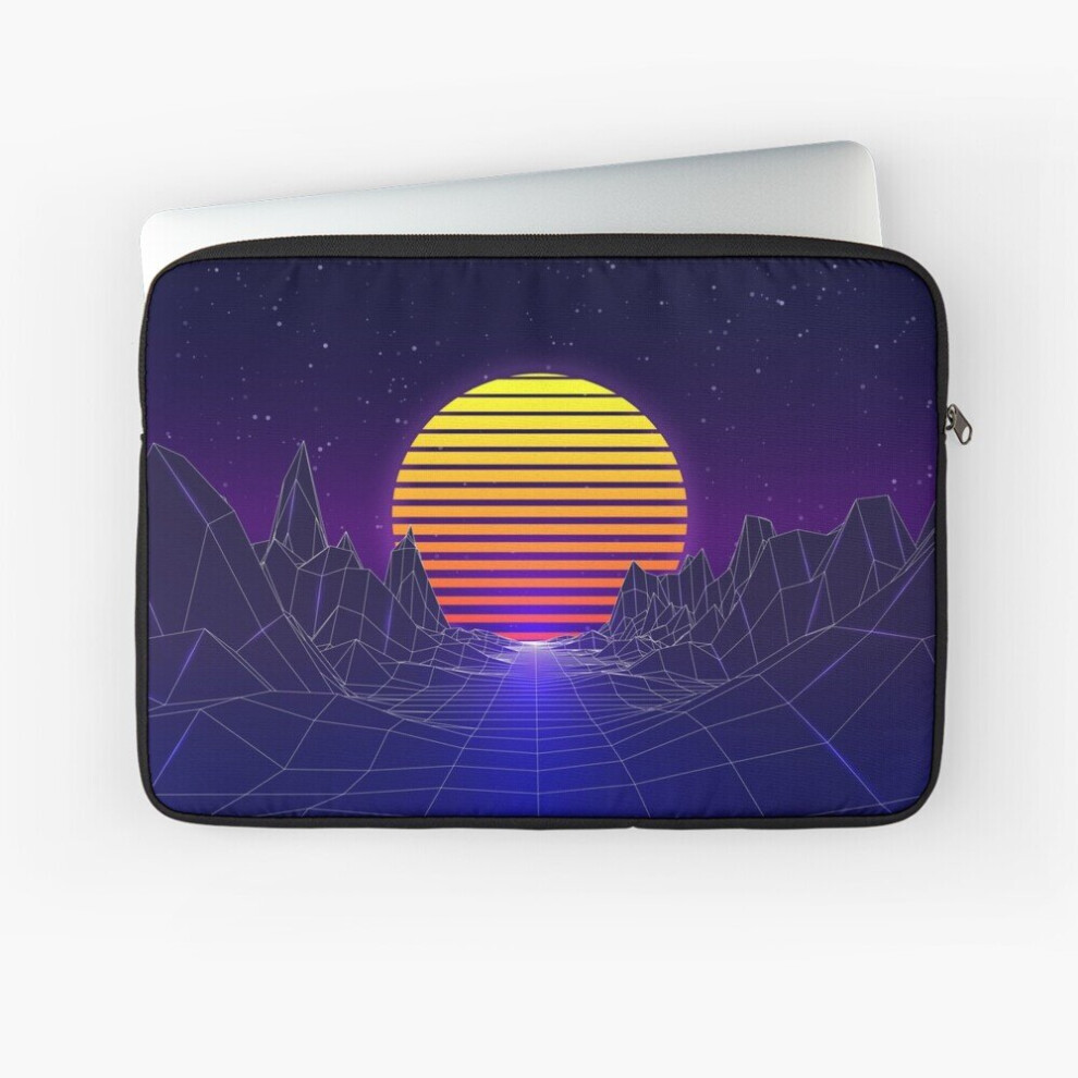 Laptop Sleeve Retrowave Sunset 10 12 13 15 17 Inch Case Notebook Tablet Carrying Bag Cover 7802738437188