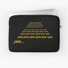 Laptop Sleeve Pew Pew Pew - Funny 10 12 13 15 17 Inch Case Notebook Tablet Carrying Bag Cover
