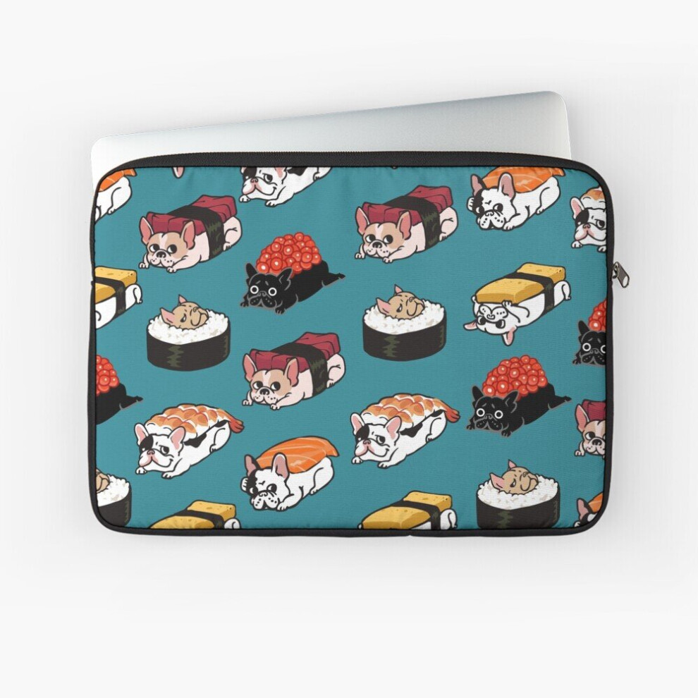 Laptop Sleeve Sushi Frenchie 10 12 13 15 17 Inch Case Notebook Tablet Carrying Bag Cover 7802738480795