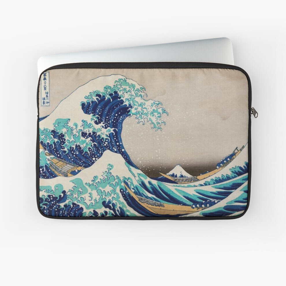 Laptop Sleeve The Great Wave Off Kanagawa - Japanese Vintage Illustration 10 12 13 15 17 Inch Case Notebook Tablet Carrying Bag Cover 7802738490169