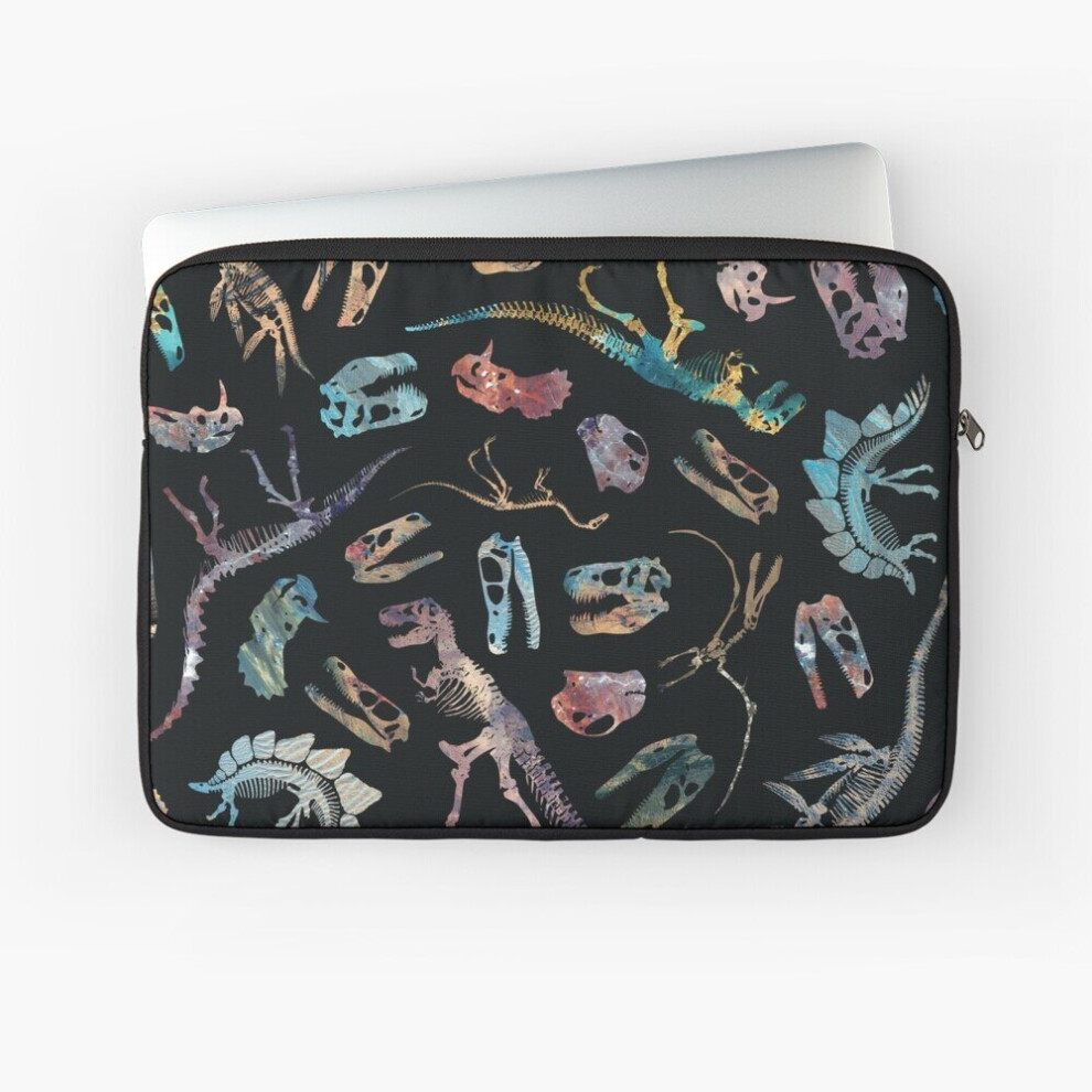 Laptop Sleeve Dinosaurs (Dark) 10 12 13 15 17 Inch Case Notebook Tablet Carrying Bag Cover Dark 7802738431407