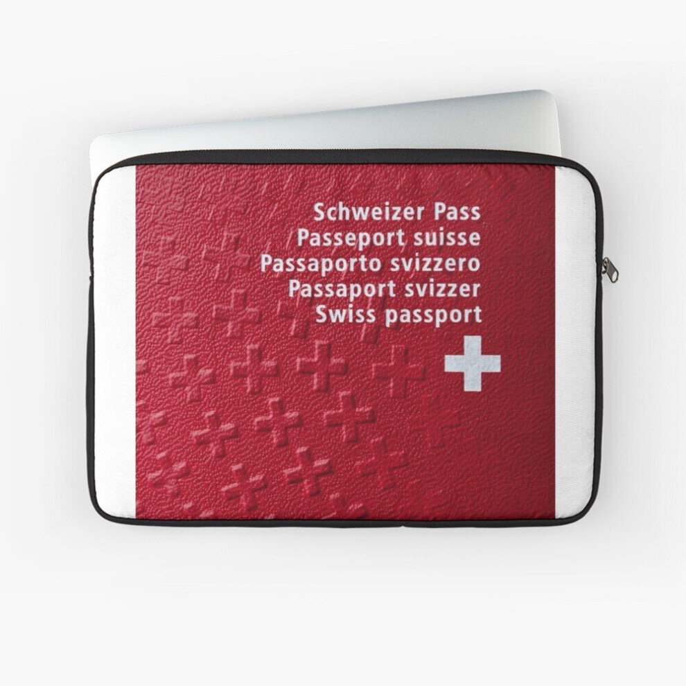 Laptop Sleeve Swiss Passport 10 12 13 15 17 Inch Case Notebook Tablet Carrying Bag Cover 7802738471366