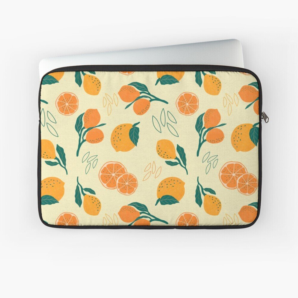 Laptop Sleeve Lemons 10 12 13 15 17 Inch Case Notebook Tablet Carrying Bag Cover Orange 7802738417647