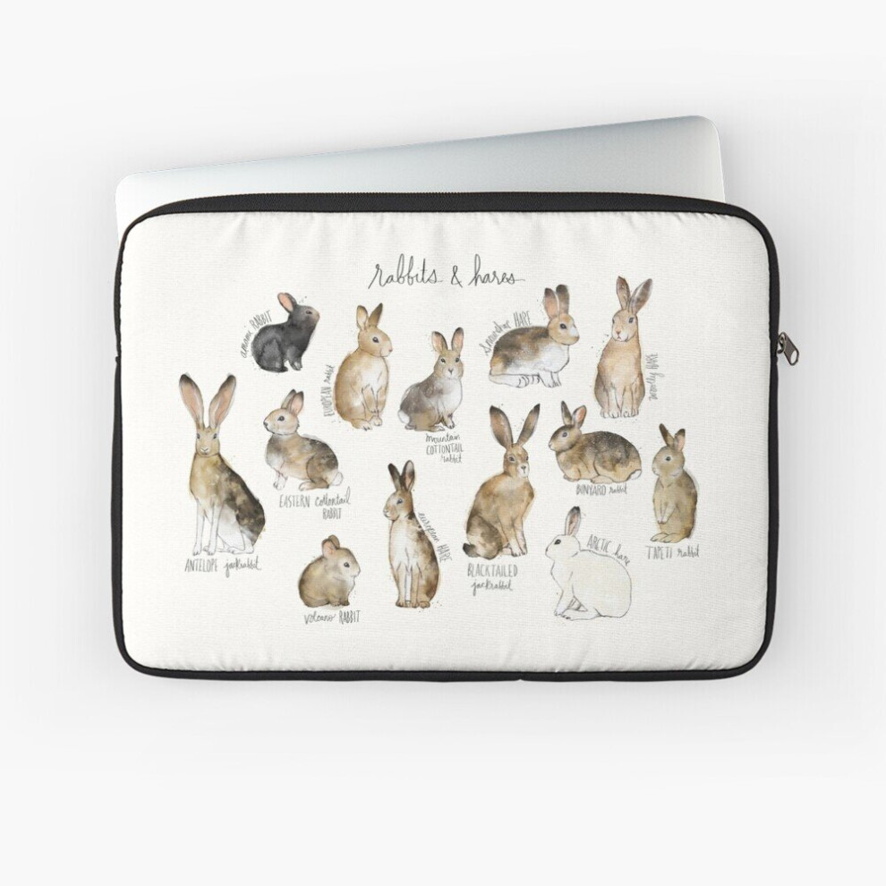 Laptop Sleeve Rabbits Hares 10 12 13 15 17 Inch Case Notebook Tablet Carrying Bag Cover 7802738441680