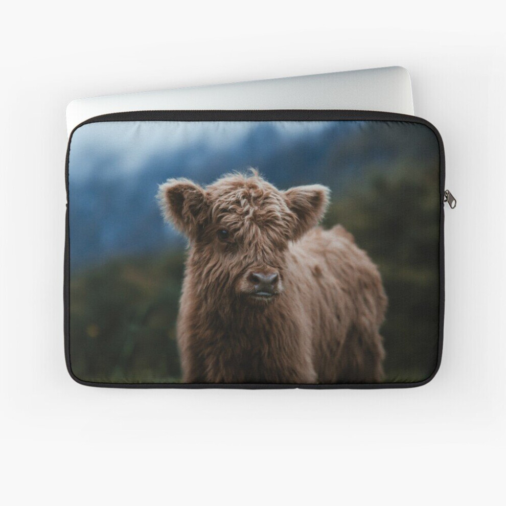 Laptop Sleeve Baby Highland Cow 10 12 13 15 17 Inch Case Notebook Tablet Carrying Bag Cover 7802738457926