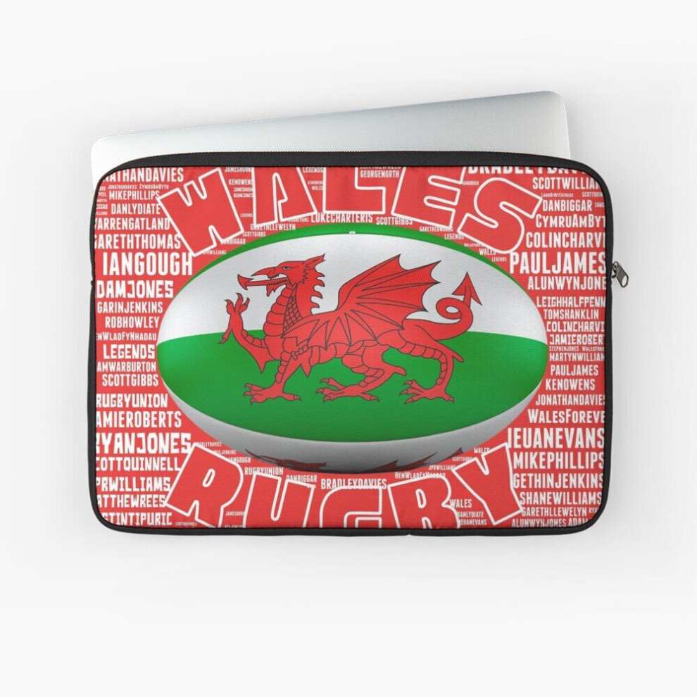 Laptop Sleeve Wales Rugby Legends 10 12 13 15 17 Inch Case Notebook Tablet Carrying Bag Cover 7802738456561