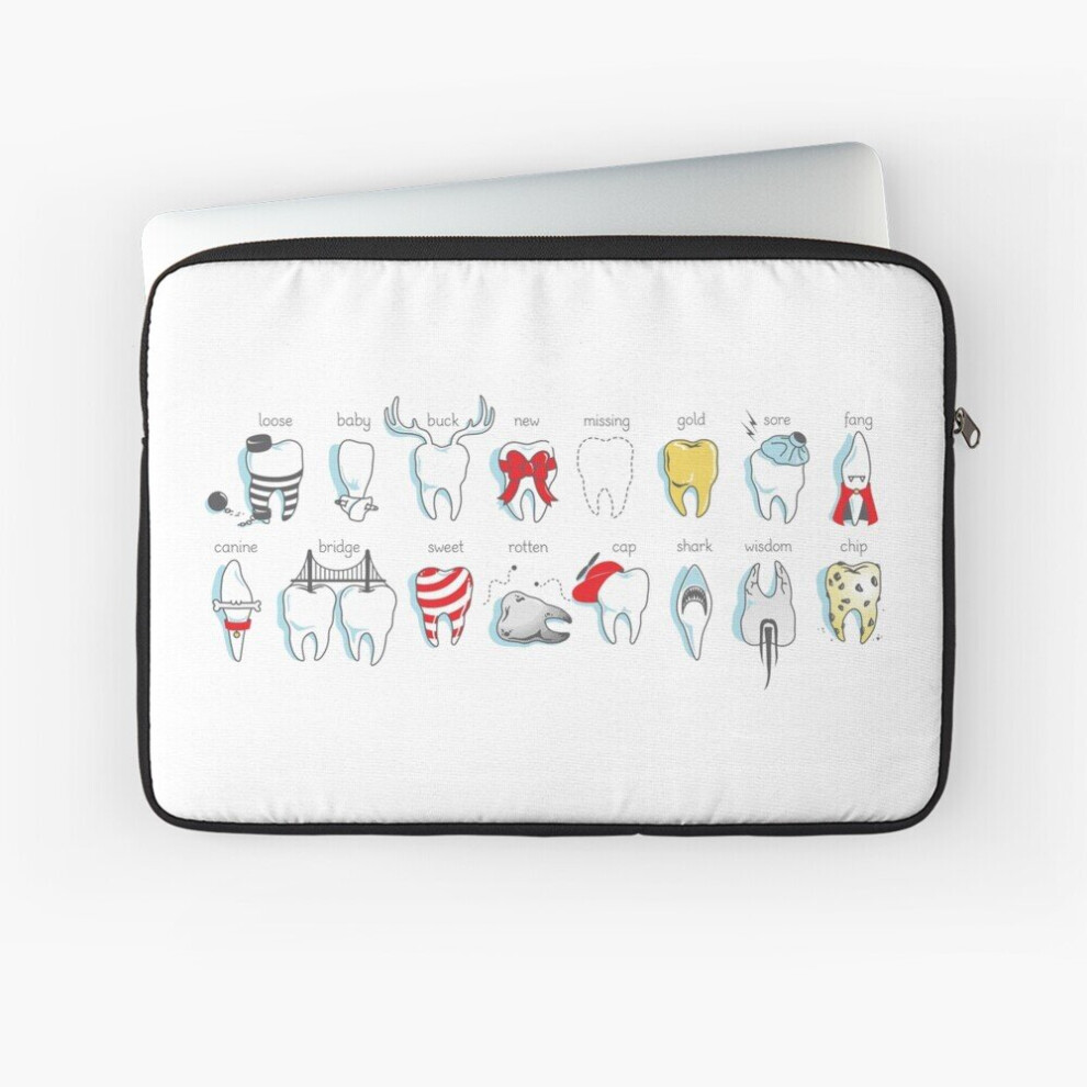Laptop Sleeve Dental Definitions 10 12 13 15 17 Inch Case Notebook Tablet Carrying Bag Cover 7802738429787