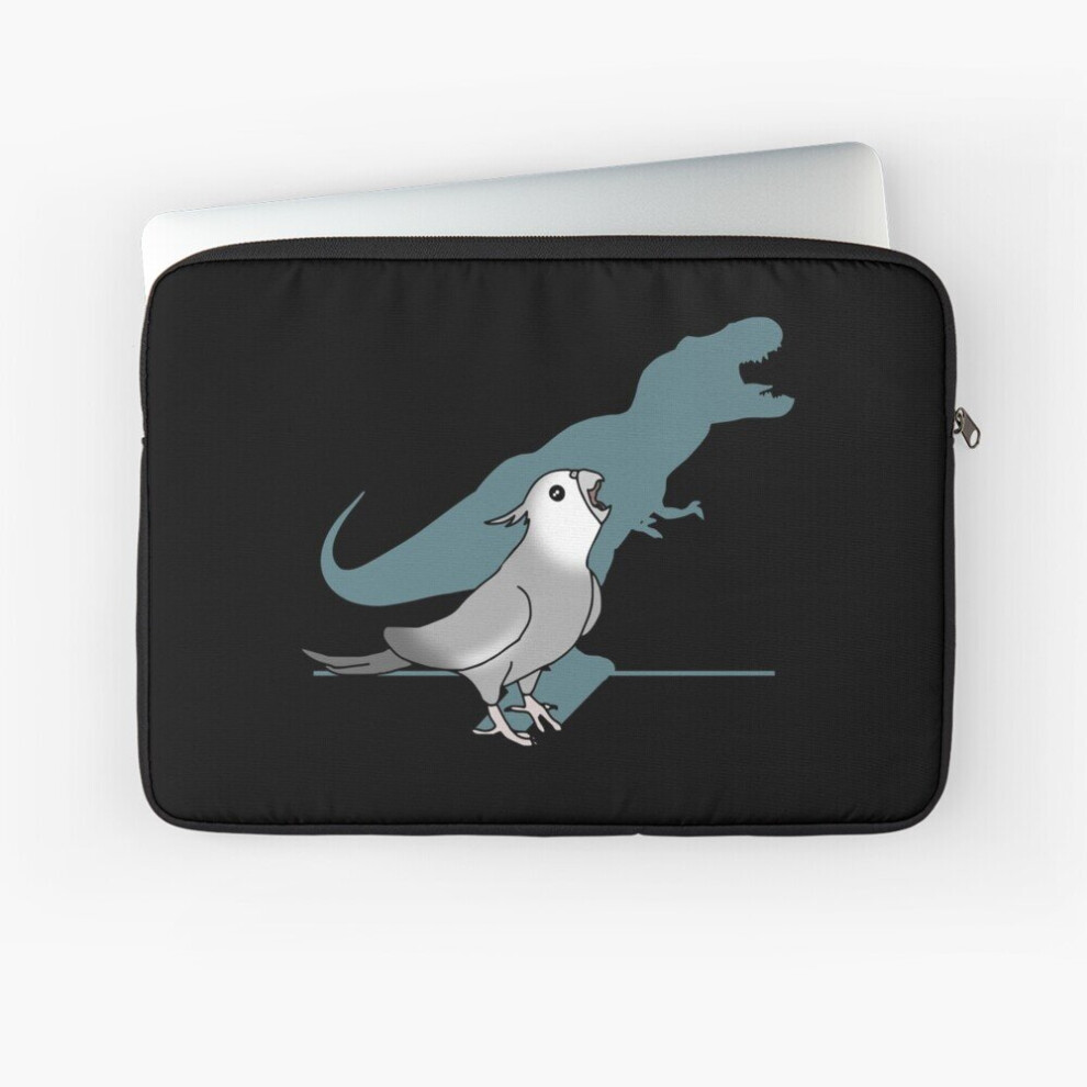 Laptop Sleeve T-Rex White Faced Grey Cockatiel 10 12 13 15 17 Inch Case Notebook Tablet Carrying Bag Cover White,Grey 7802738511277