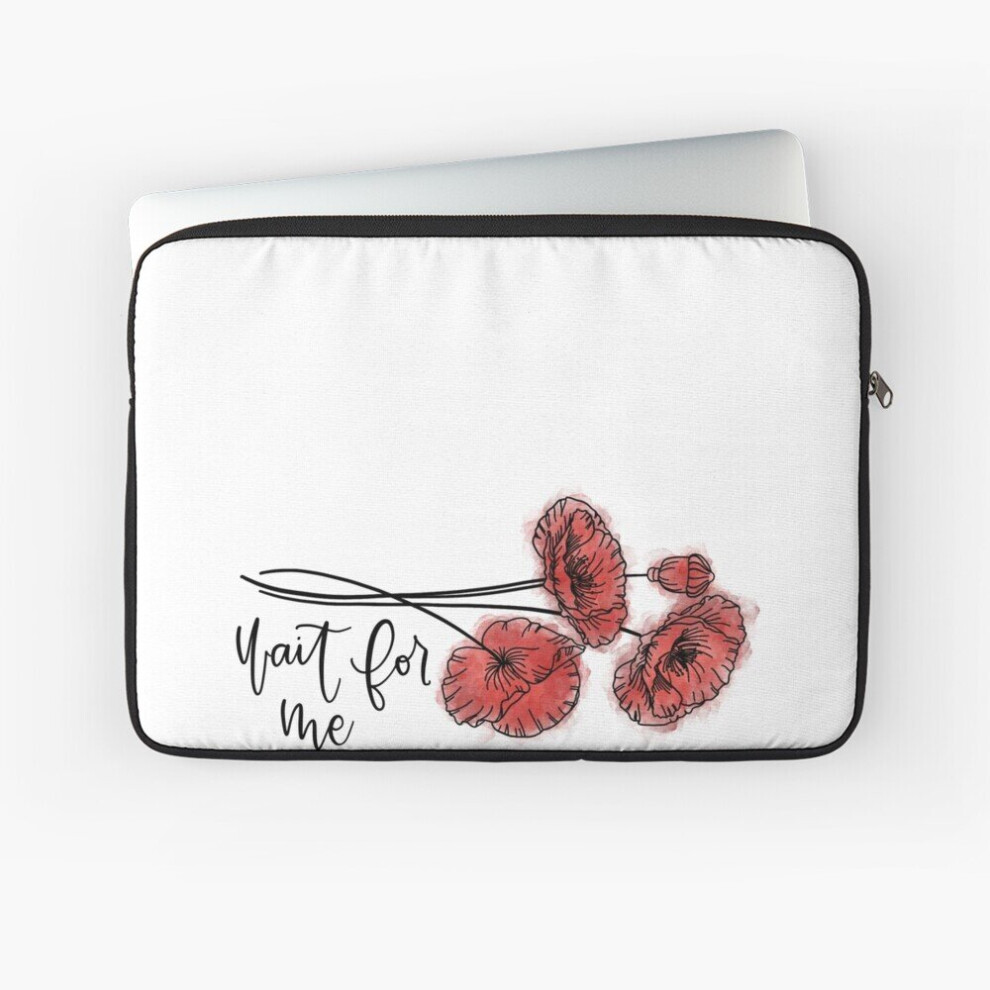 Laptop Sleeve Wait For Me 10 12 13 15 17 Inch Case Notebook Tablet Carrying Bag Cover 7802738451825