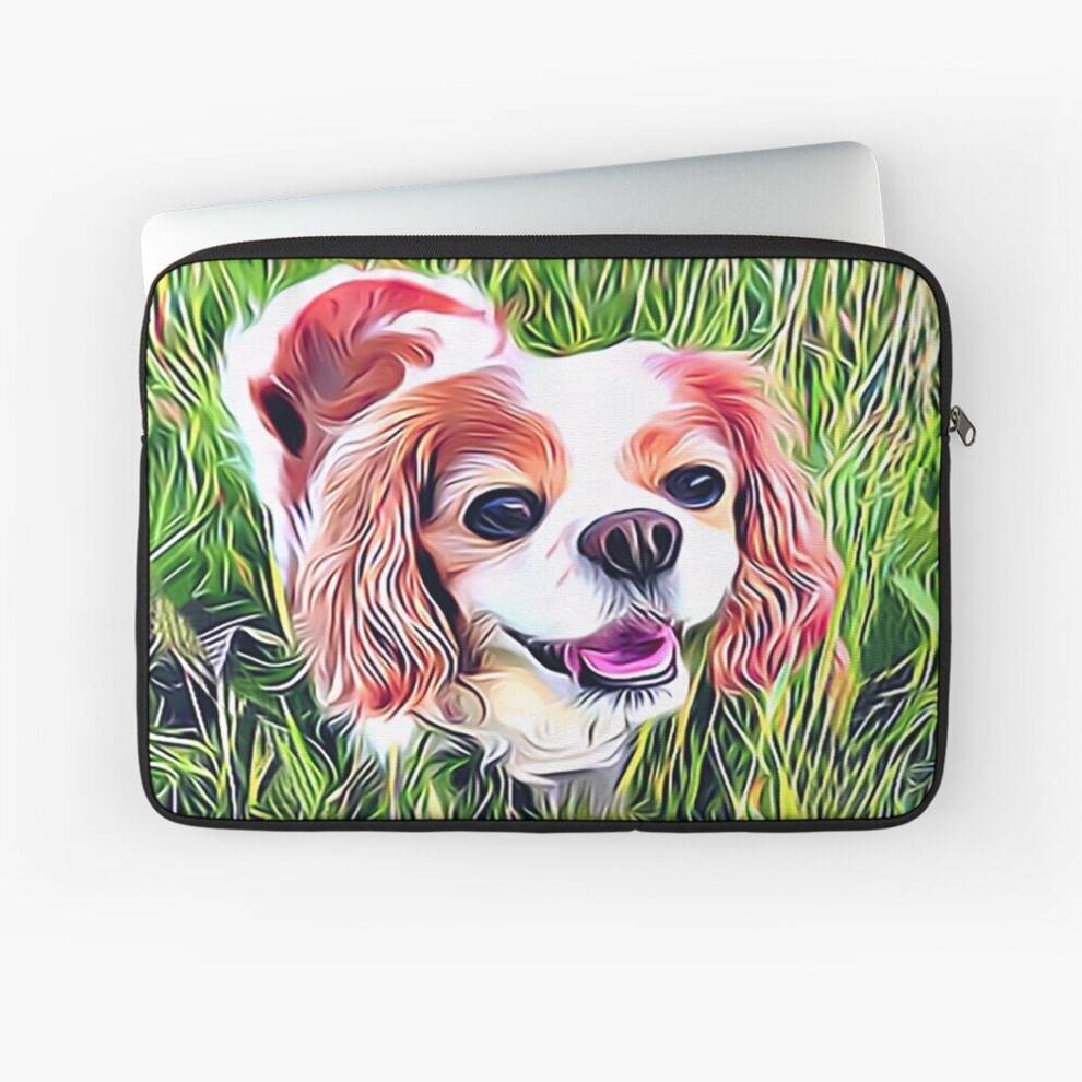 Laptop Sleeve Cavalier King Charles Spaniel Puppy 10 12 13 15 17 Inch Case Notebook Tablet Carrying Bag Cover 7802738483307