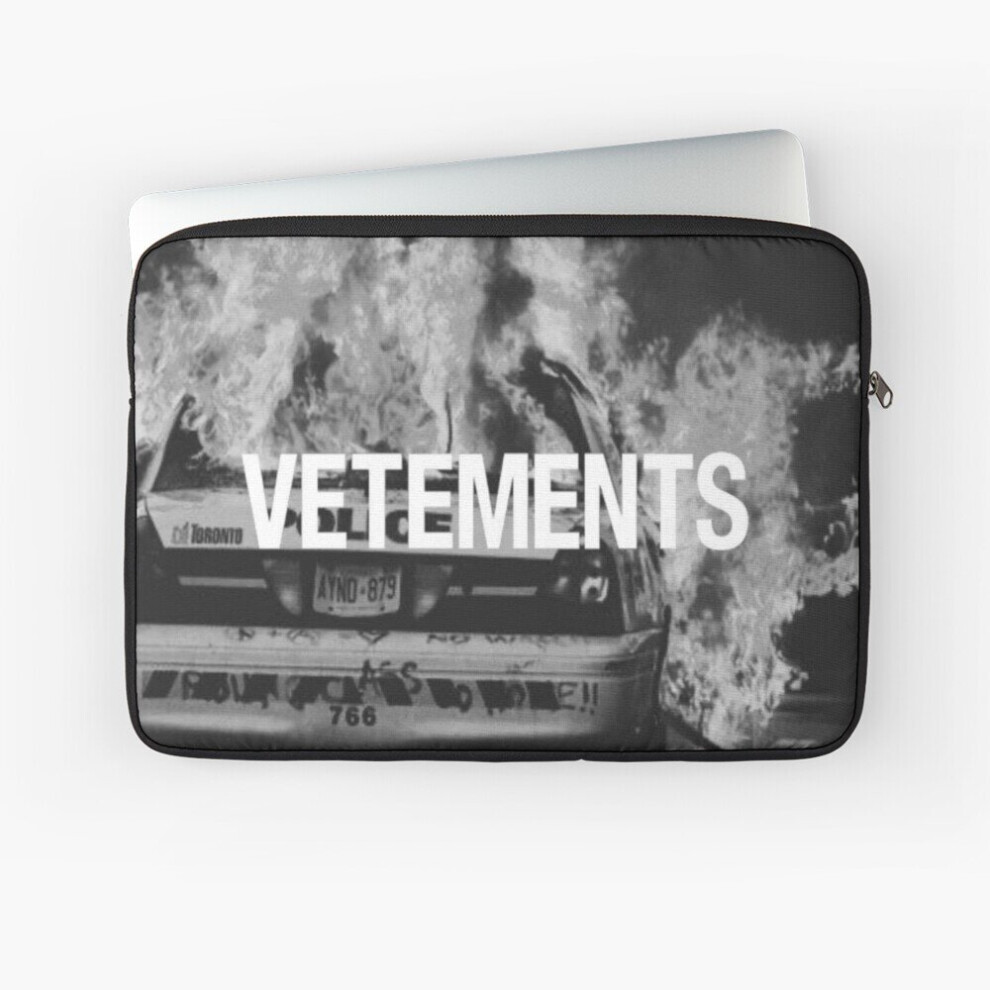 Laptop Sleeve Vetements Car Burning Design 10 12 13 15 17 Inch Case Notebook Tablet Carrying Bag Cover 7802738460377