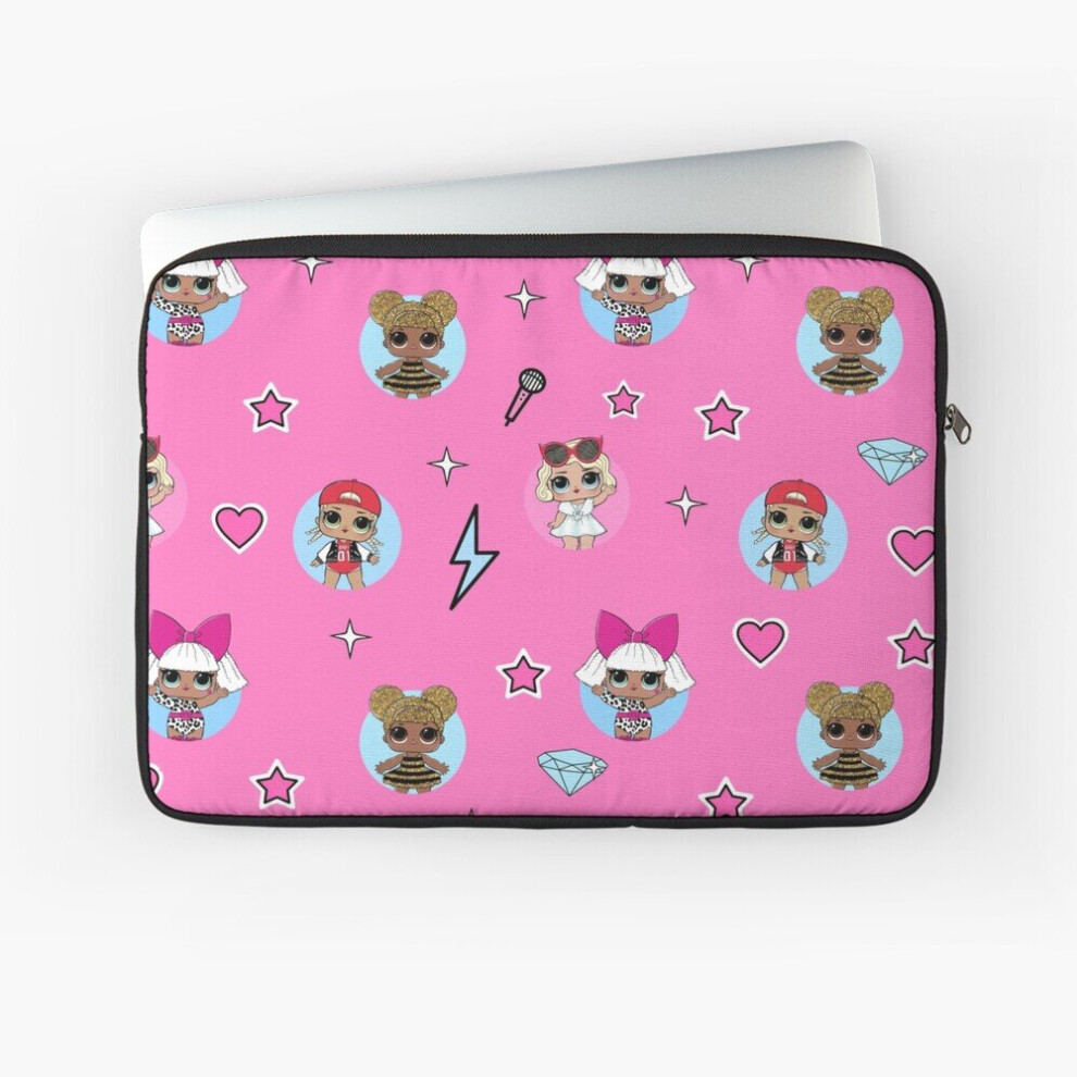 Laptop Sleeve Dolls Party Lol Surprise 10 12 13 15 17 Inch Case Notebook Tablet Carrying Bag Cover Pink 7802738479218