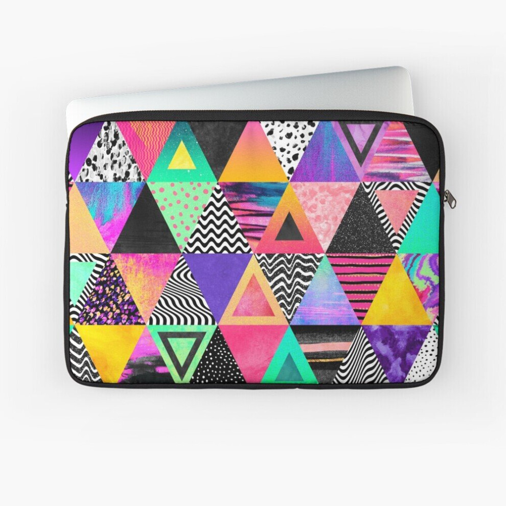 Laptop Sleeve Quirky Triangles 10 12 13 15 17 Inch Case Notebook Tablet Carrying Bag Cover 7802738461404