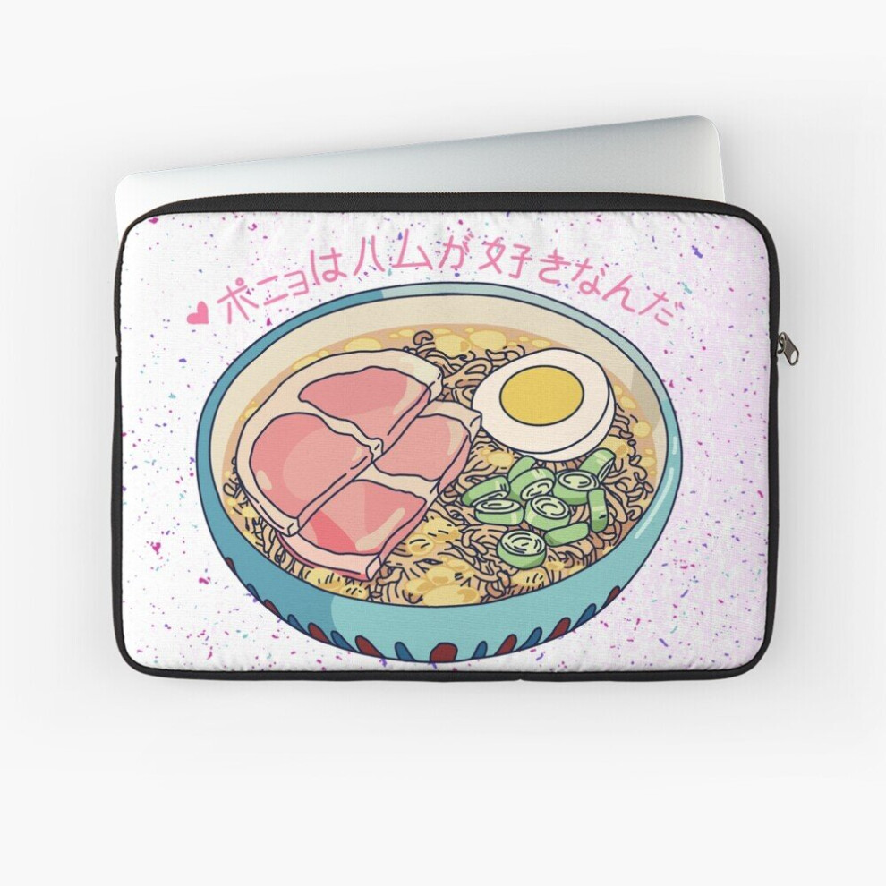 Laptop Sleeve Ponyo Loves Ham 10 12 13 15 17 Inch Case Notebook Tablet Carrying Bag Cover 7802738500783