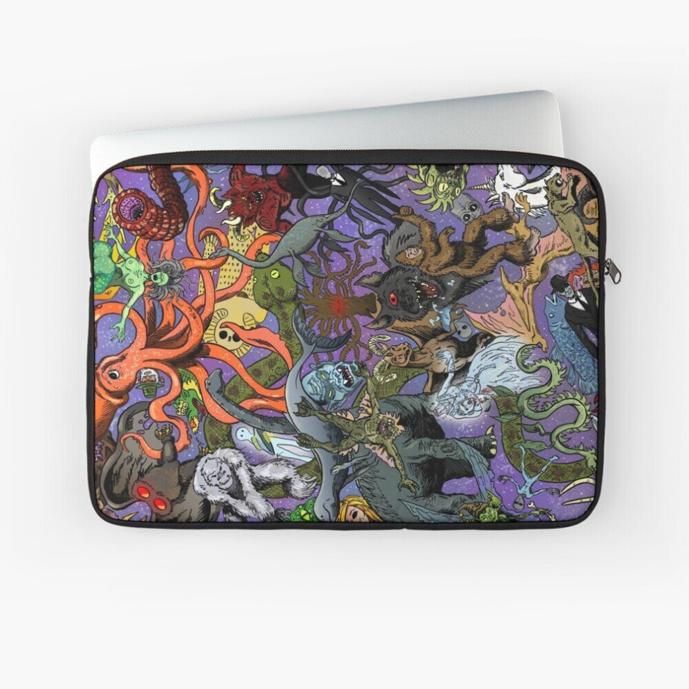 Laptop Sleeve Cryptid Creatures And Mysterious Monsters 10 12 13 15 17 Inch Case Notebook Tablet Carrying Bag Cover 7802738420180