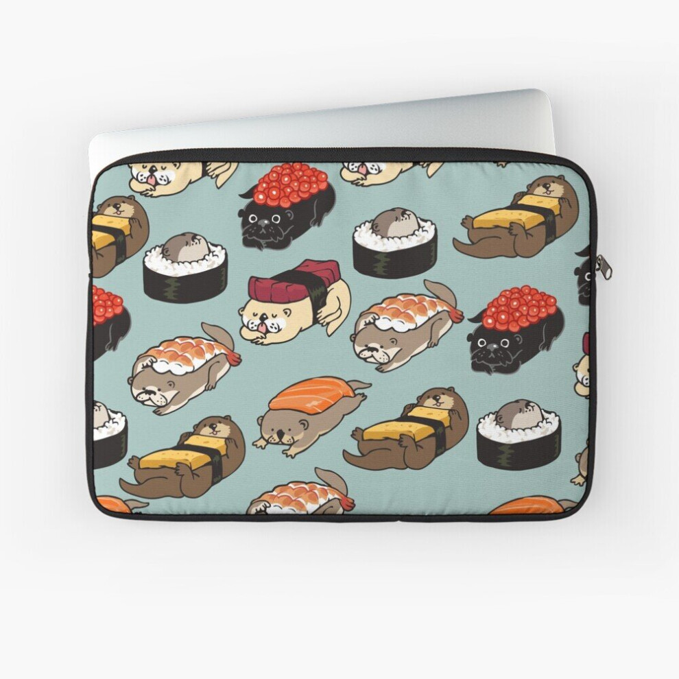 Laptop Sleeve Sushi Otter 10 12 13 15 17 Inch Case Notebook Tablet Carrying Bag Cover 7802738480917