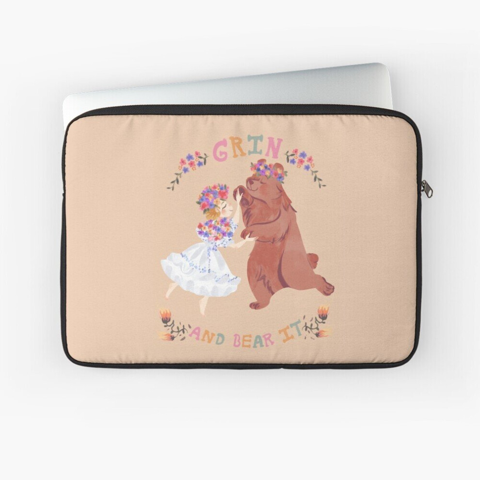 Laptop Sleeve Grin And Bear It 10 12 13 15 17 Inch Case Notebook Tablet Carrying Bag Cover 7802738433852