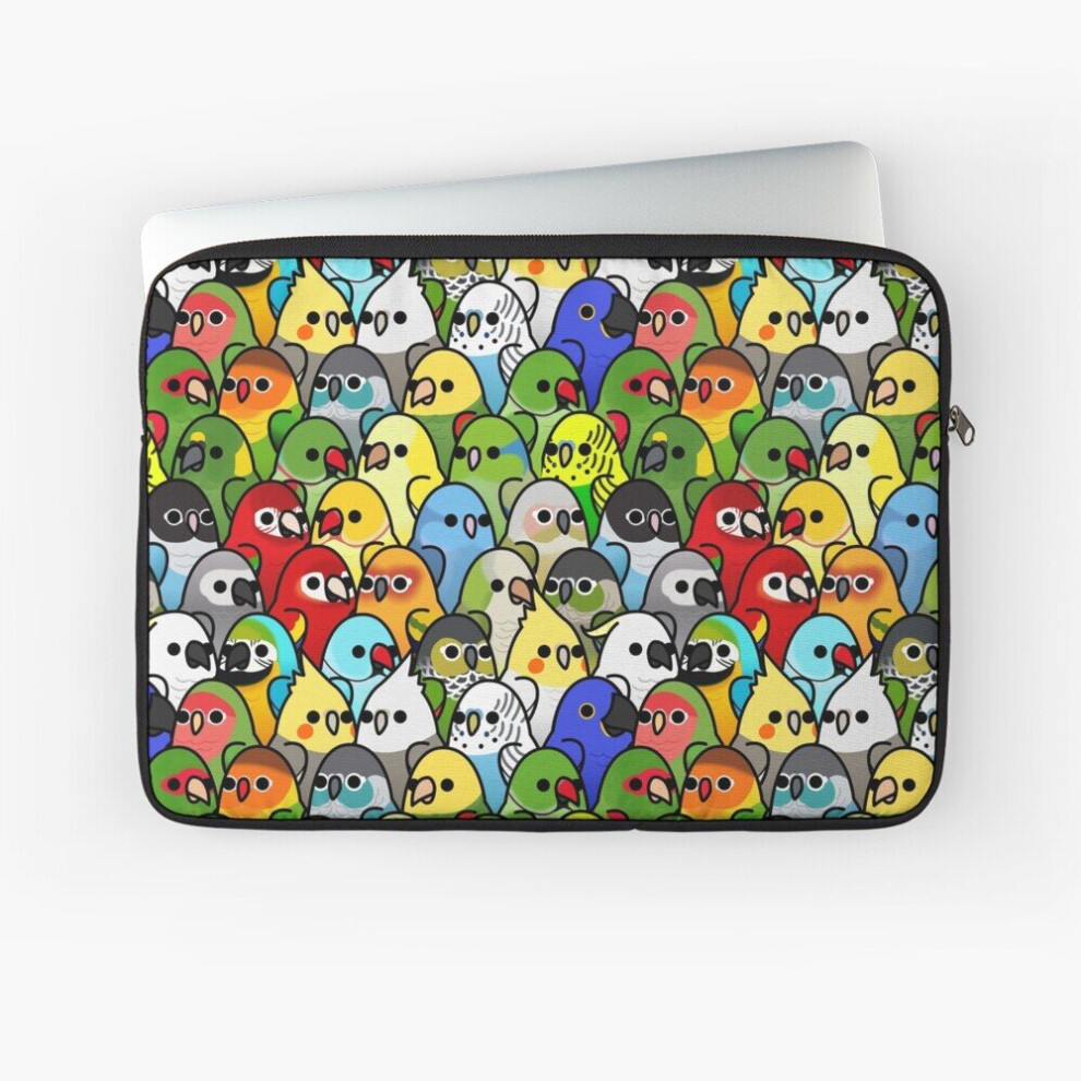 Laptop Sleeve Too Many Birds! Bird Squad 10 12 13 15 17 Inch Case Notebook Tablet Carrying Bag Cover 7802738419436