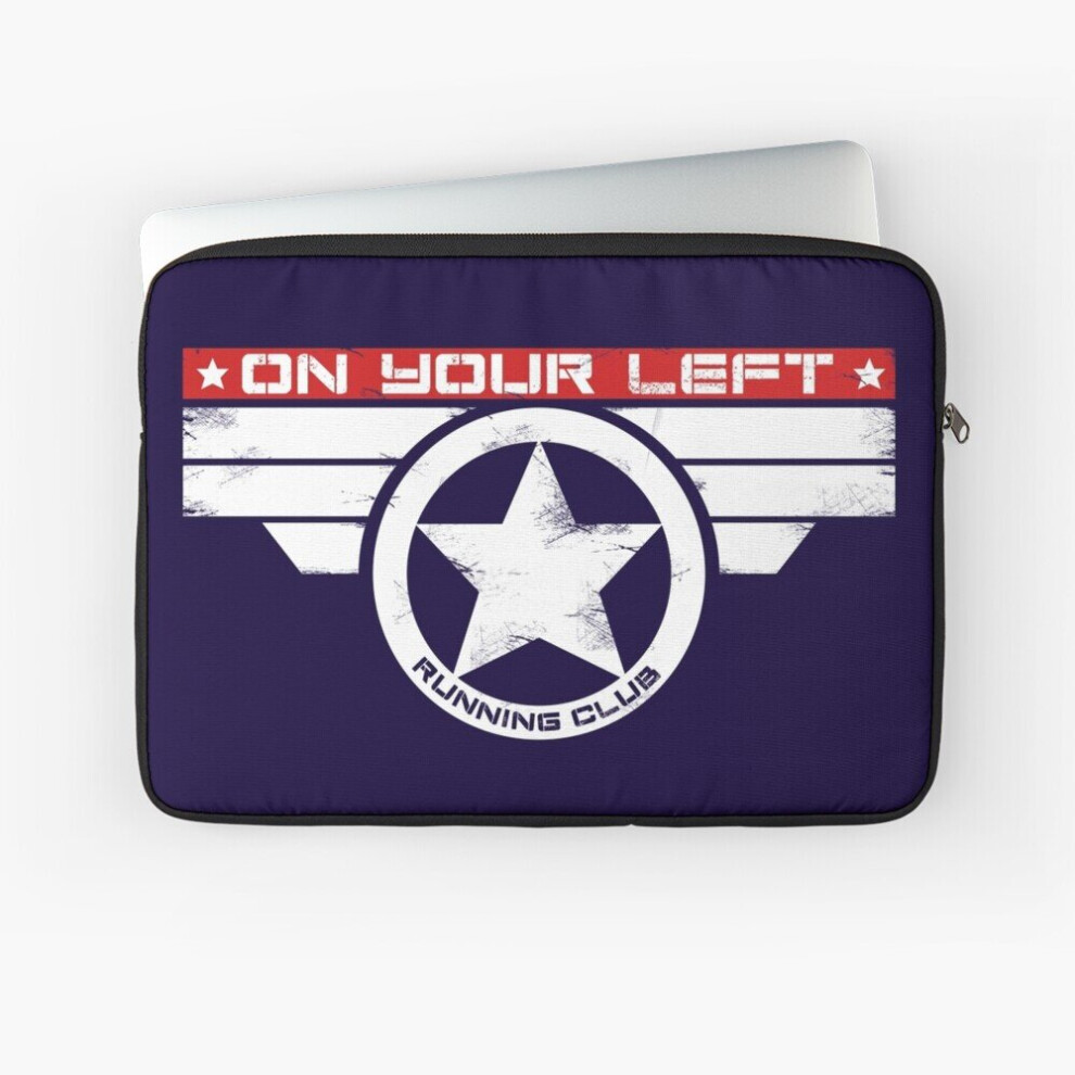 Laptop Sleeve "On Your Left Running Club" Hybrid Inverted 10 12 13 15 17 Inch Case Notebook Tablet Carrying Bag Cover 7802738505092
