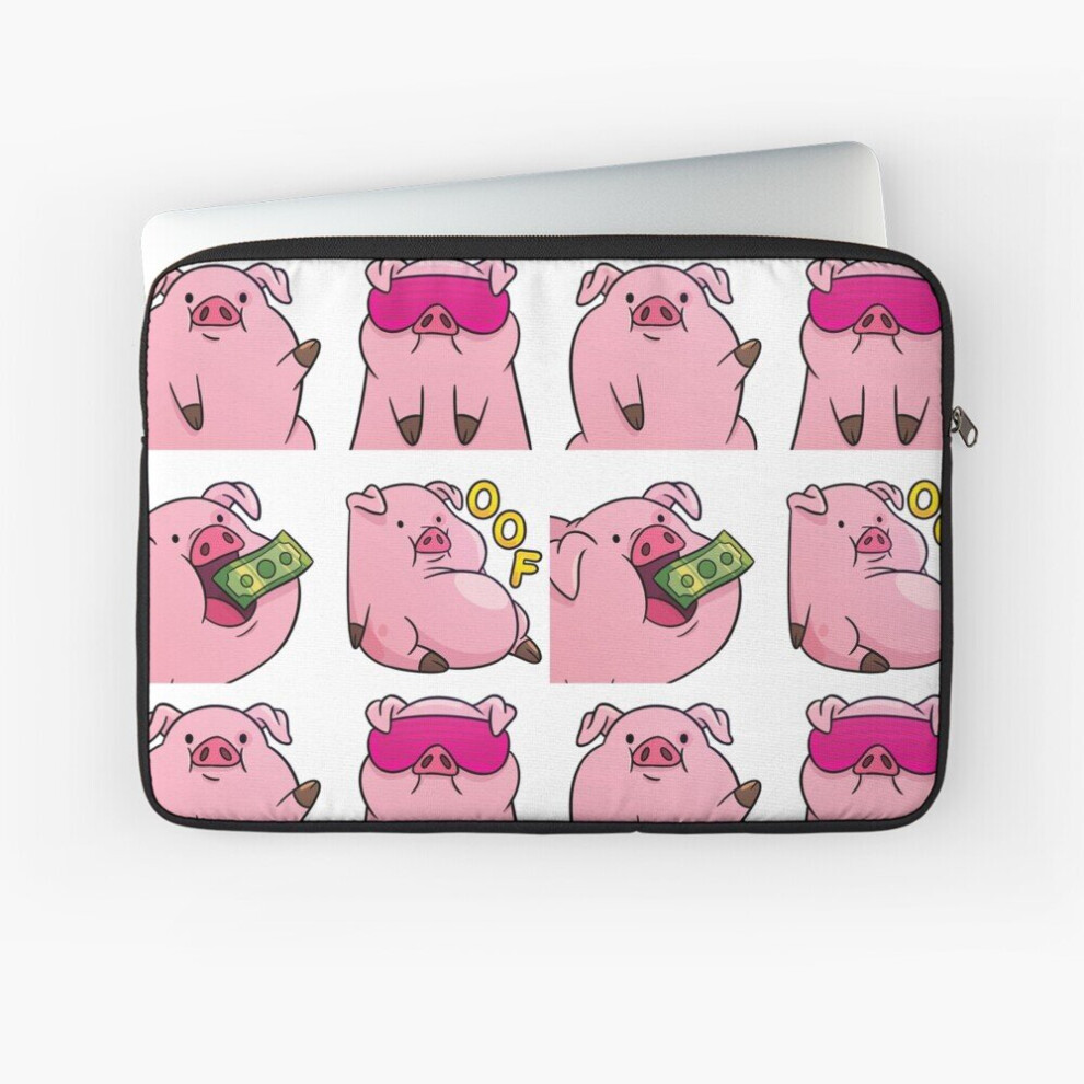 Laptop Sleeve Gravity Falls - Waddles The Pig 10 12 13 15 17 Inch Case Notebook Tablet Carrying Bag Cover 7802738451269