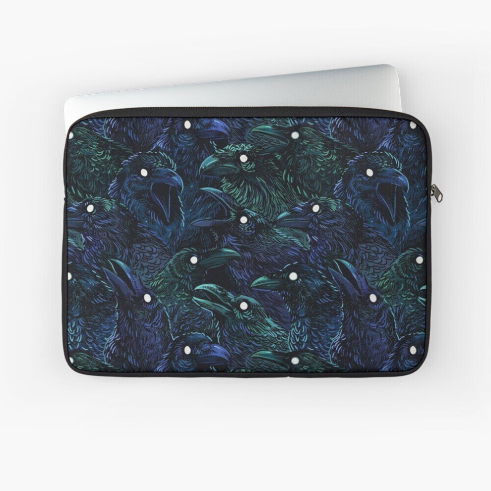 Laptop Sleeve Raven Pattern 10 12 13 15 17 Inch Case Notebook Tablet Carrying Bag Cover 7802738482416