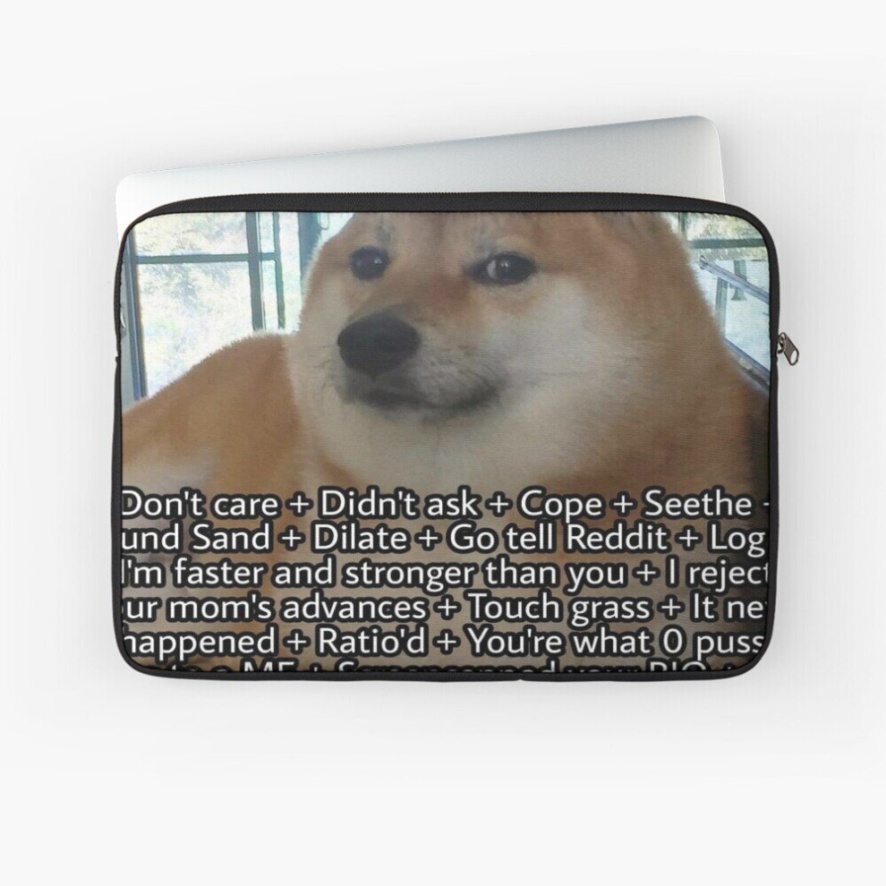 Laptop Sleeve Dont Care Didnt Ask Shiba 10 12 13 15 17 Inch Case Notebook Tablet Carrying Bag Cover 7802738490978
