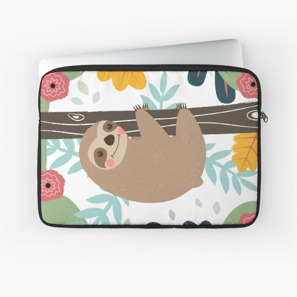 Laptop Sleeve Sloth 10 12 13 15 17 Inch Case Notebook Tablet Carrying Bag Cover 7802738446982