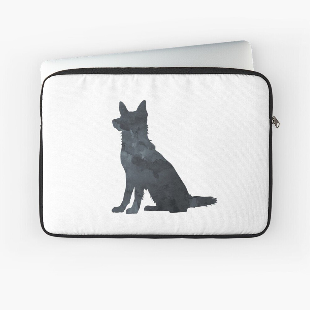 Laptop Sleeve German Shepherd Dog 10 12 13 15 17 Inch Case Notebook Tablet Carrying Bag Cover Black 7802738491760