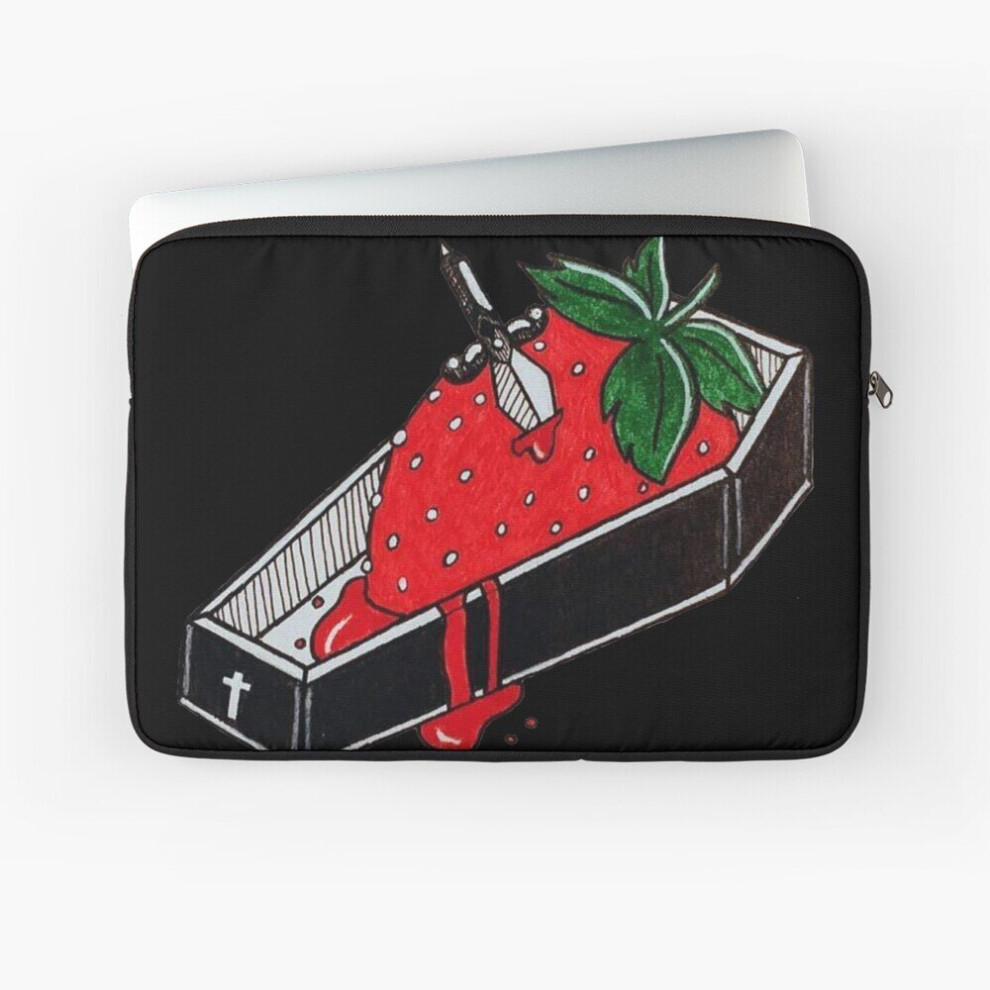 Laptop Sleeve Strawberry Is Death 10 12 13 15 17 Inch Case Notebook Tablet Carrying Bag Cover 7802738499025
