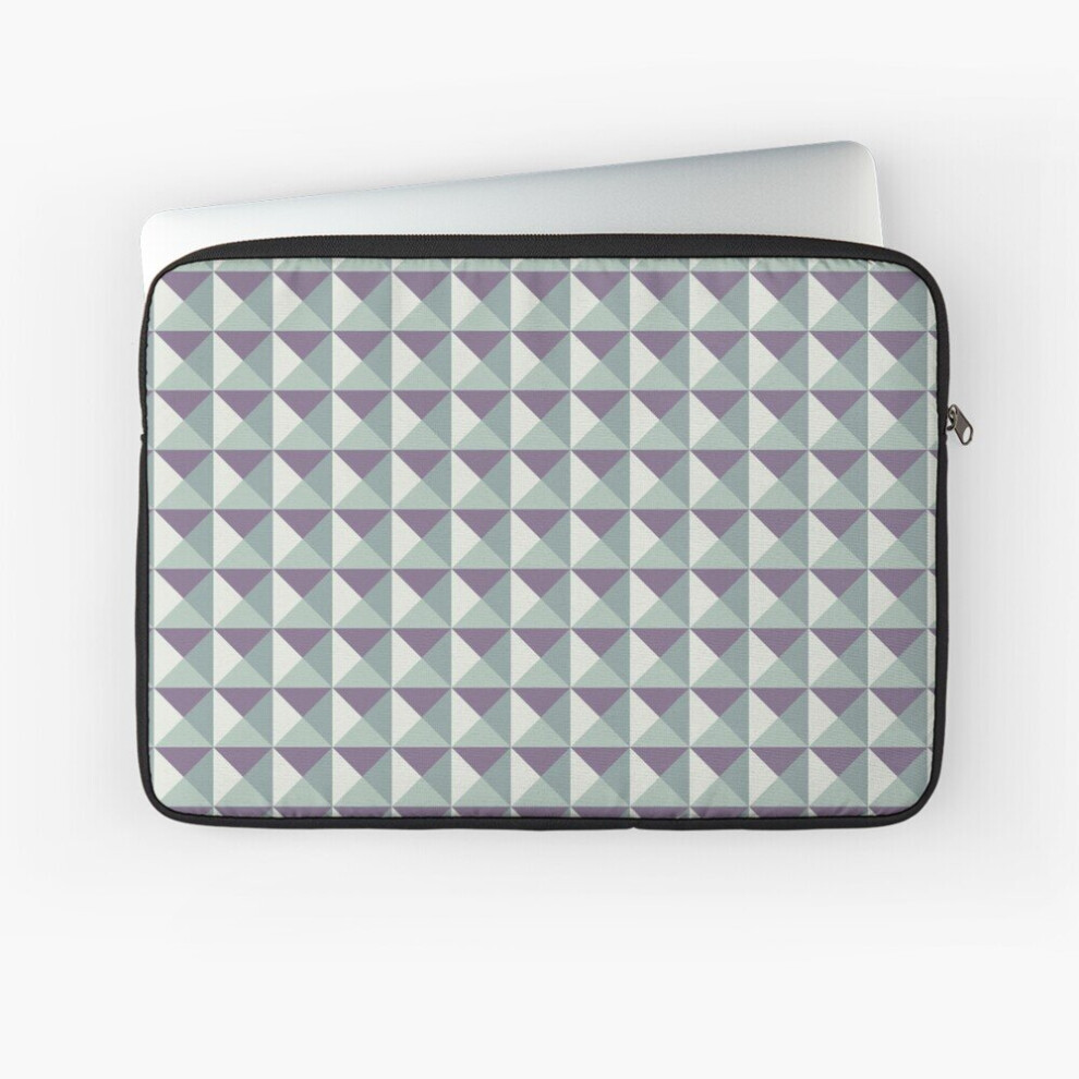 Laptop Sleeve Geometric Pattern: Pyramid: Forest 10 12 13 15 17 Inch Case Notebook Tablet Carrying Bag Cover 7802738481563