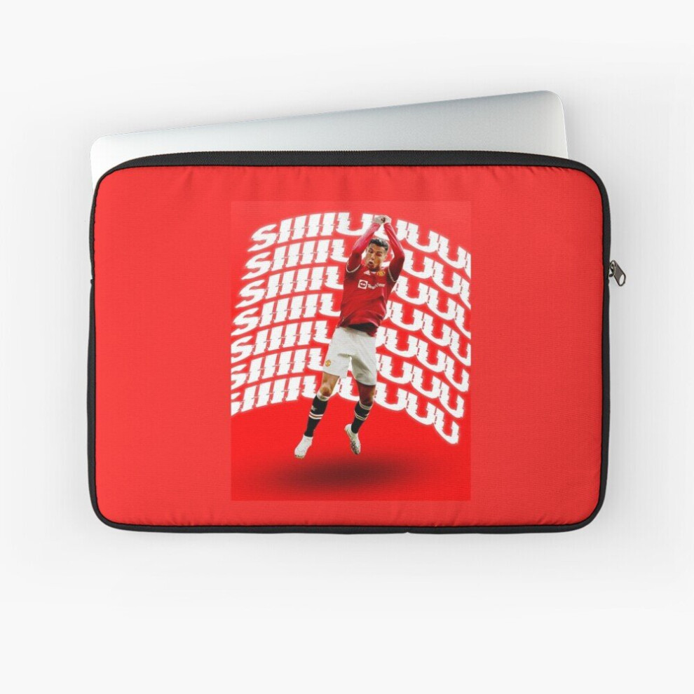 Laptop Sleeve Cristiano Ronaldo Siuuu 10 12 13 15 17 Inch Case Notebook Tablet Carrying Bag Cover 7802738494952