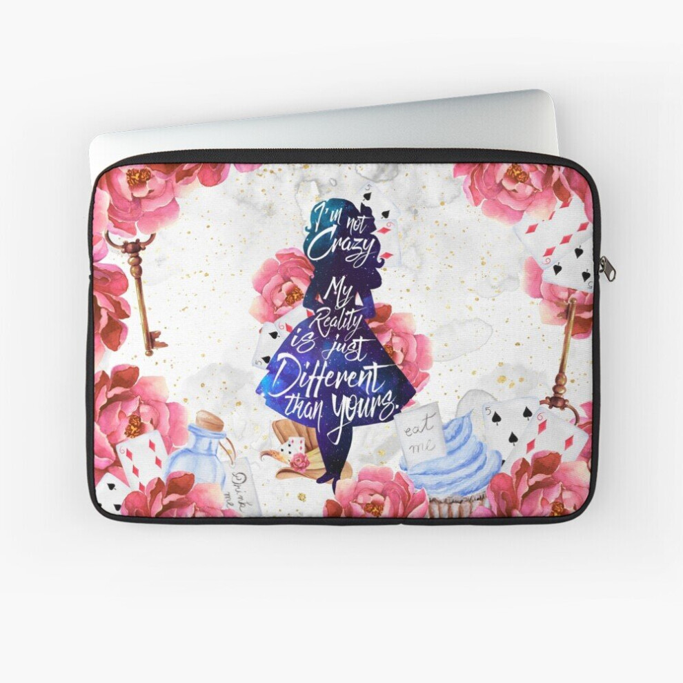 Laptop Sleeve Alice - I'm Not Crazy 10 12 13 15 17 Inch Case Notebook Tablet Carrying Bag Cover 7802738446074
