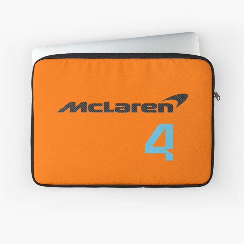 Laptop Sleeve McLaren F1 2022 - Lando Norris #4 10 12 13 15 17 Inch Case Notebook Tablet Carrying Bag Cover