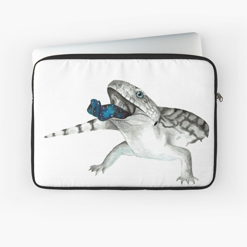Laptop Sleeve Cosmic Tongued Lizard 10 12 13 15 17 Inch Case Notebook Tablet Carrying Bag Cover Blue 7802738452884