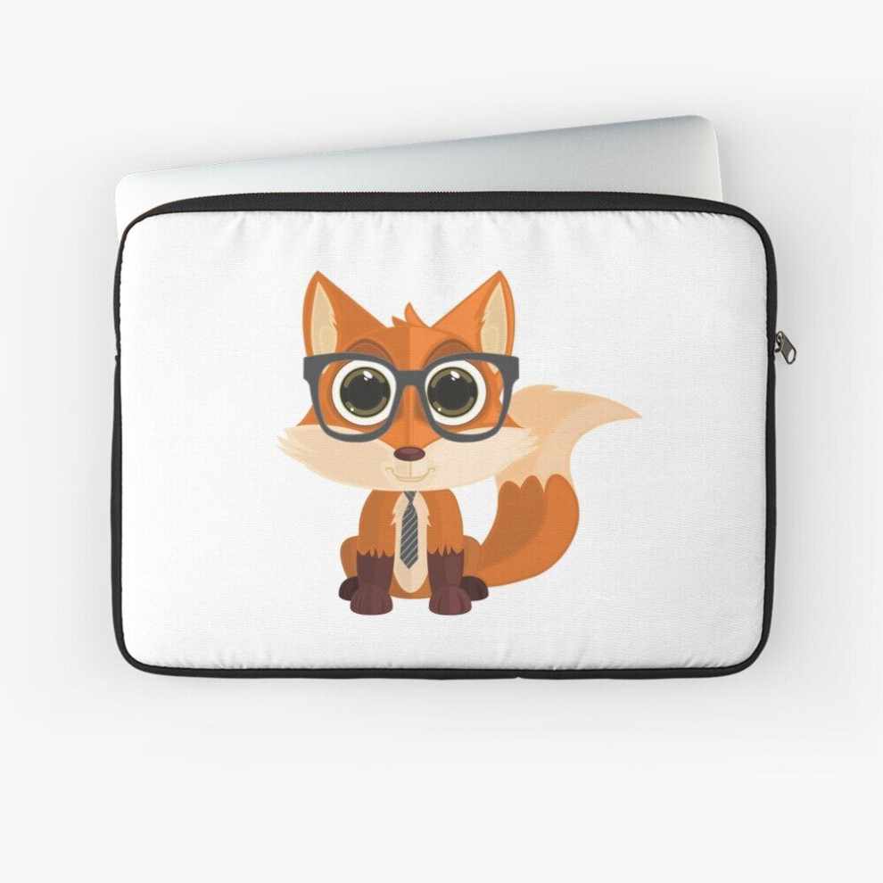Laptop Sleeve Fox Nerd 10 12 13 15 17 Inch Case Notebook Tablet Carrying Bag Cover 7802738426526