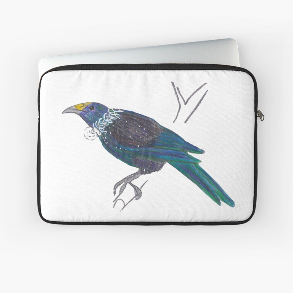 Laptop Sleeve The Tui Lives In New Zealand And Can Not Only Sing, But Also Click Snarl 10 12 13 15 17 Inch Case Notebook Tablet Carrying Bag Cover 7802738484380