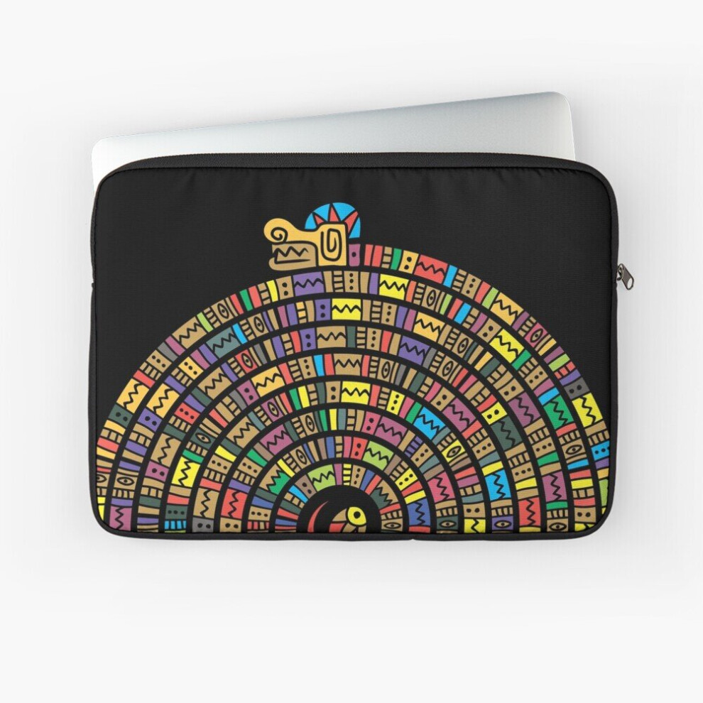 Laptop Sleeve Ethnic Mexican Style. Serpent Of The Aztecs And The Maya Tribe 10 12 13 15 17 Inch Case Notebook Tablet Carrying Bag Cover 7802738435191