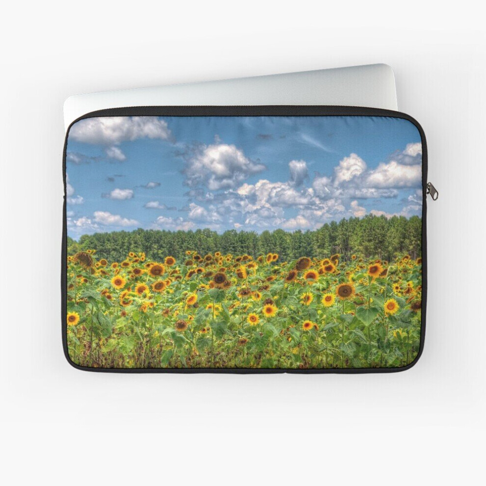 Laptop Sleeve The Sunflower Field In South Carolina 10 12 13 15 17 Inch Case Notebook Tablet Carrying Bag Cover 7802738517910