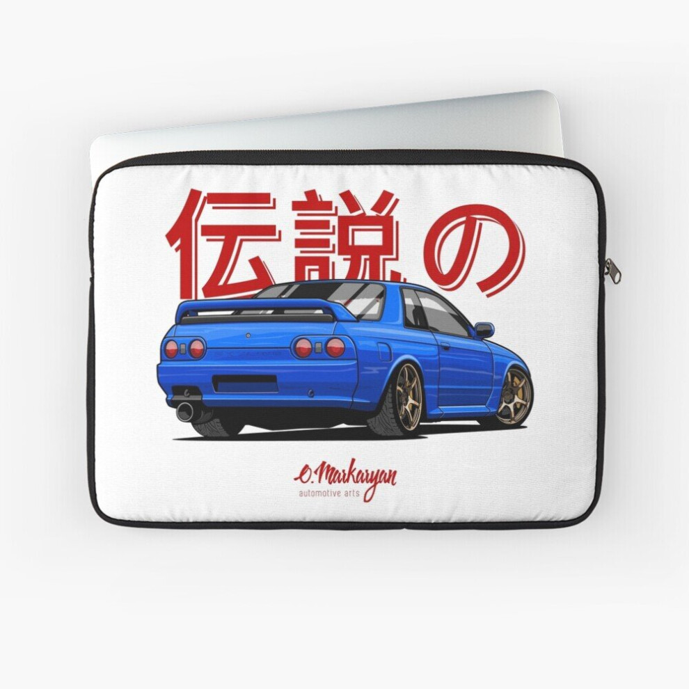 Laptop Sleeve Skyline R32 Gtr (White) 10 12 13 15 17 Inch Case Notebook Tablet Carrying Bag Cover White 7802738482461