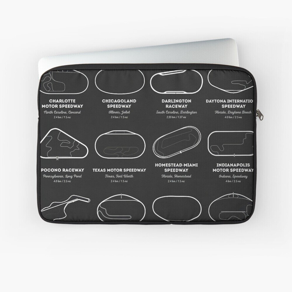 Laptop Sleeve Nascar Race Tracks 2022 10 12 13 15 17 Inch Case Notebook Tablet Carrying Bag Cover 7802738475173
