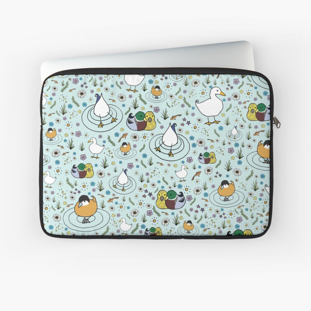 Laptop Sleeve Ducks In A Pond 10 12 13 15 17 Inch Case Notebook Tablet Carrying Bag Cover 7802738438796