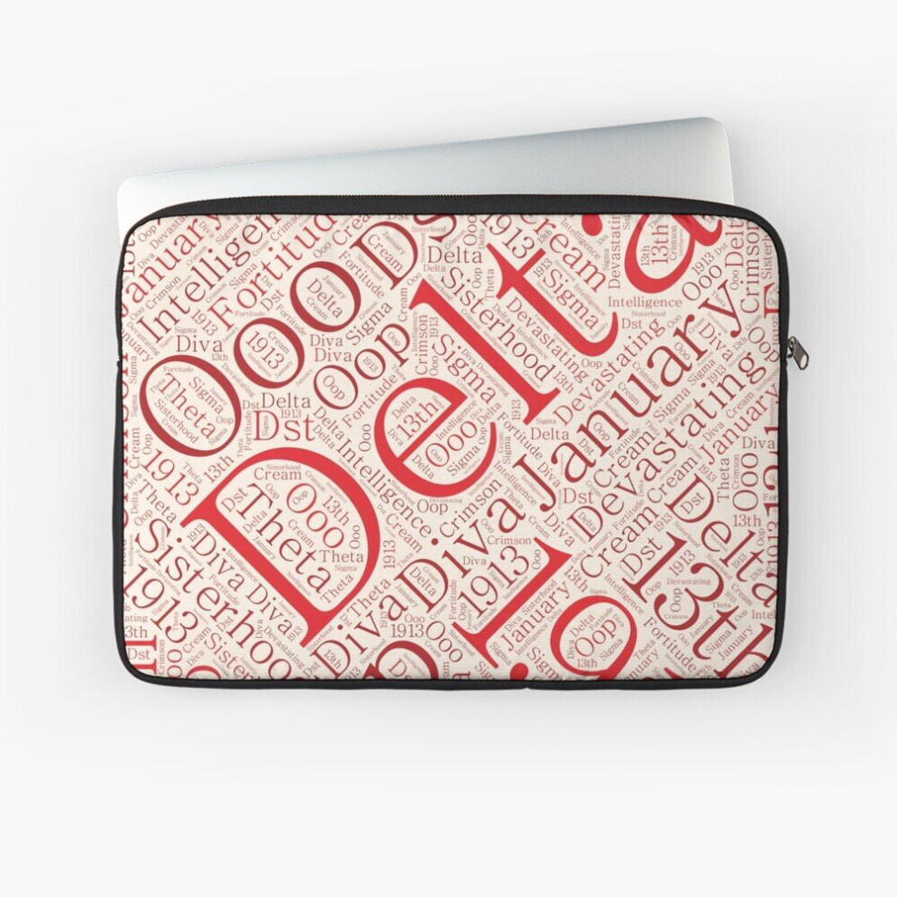 Laptop Sleeve Delta Diva Word Art 10 12 13 15 17 Inch Case Notebook Tablet Carrying Bag Cover 7802738517040