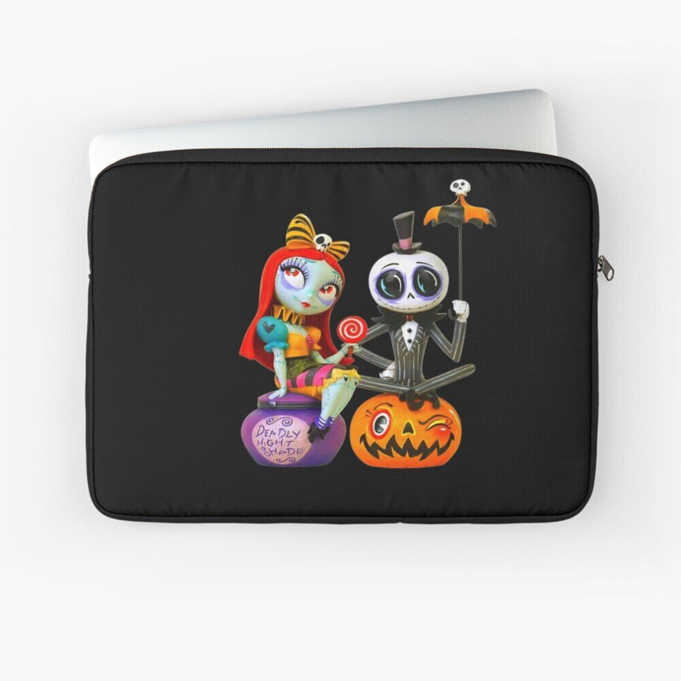 Laptop Sleeve The Nightmare Before Christmas Jack + Sally 10 12 13 15 17 Inch Case Notebook Tablet Carrying Bag Cover 7802738449907