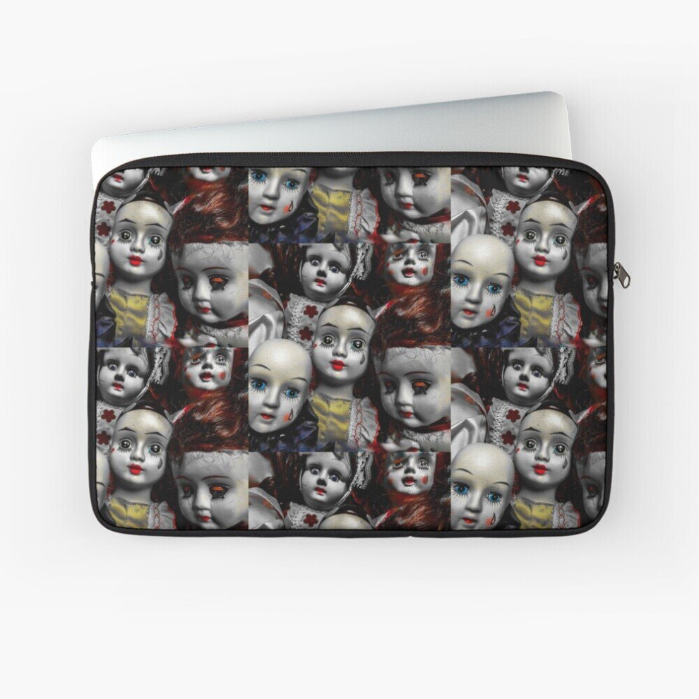 Laptop Sleeve Creepy Dolls 10 12 13 15 17 Inch Case Notebook Tablet Carrying Bag Cover 7802738468588
