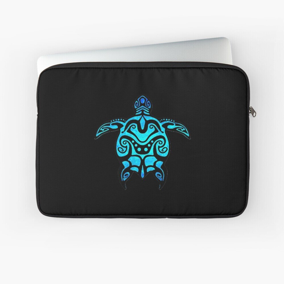 Laptop Sleeve Tribal Hawaiian Maori Sun Sea Turtle - Turtle Lover 10 12 13 15 17 Inch Case Notebook Tablet Carrying Bag Cover 7802738495263