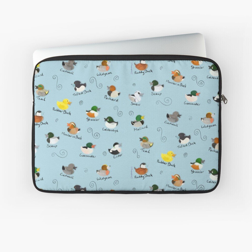 Laptop Sleeve British Ducks Pattern 10 12 13 15 17 Inch Case Notebook Tablet Carrying Bag Cover 7802738439267