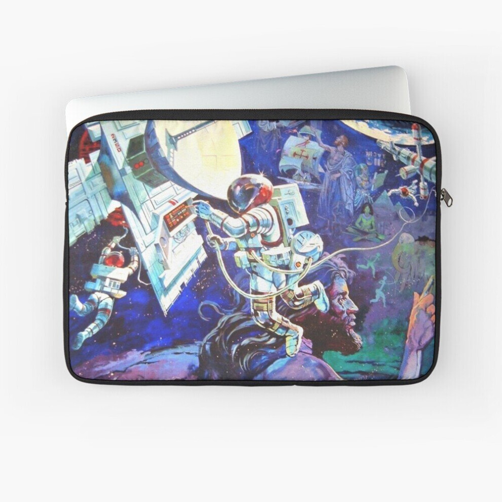 Laptop Sleeve Spaceship Earth Mural 10 12 13 15 17 Inch Case Notebook Tablet Carrying Bag Cover 7802738457070