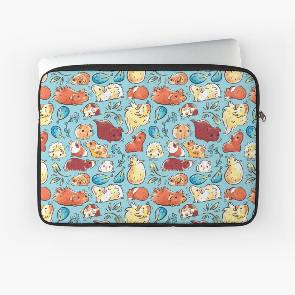 Laptop Sleeve Guinea Pig Huddle In 10 12 13 15 17 Inch Case Notebook Tablet Carrying Bag Cover Blue 7802738420821