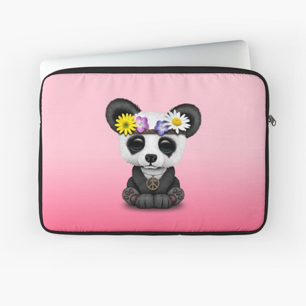 Laptop Sleeve Cute Baby Panda Hippie 10 12 13 15 17 Inch Case Notebook Tablet Carrying Bag Cover 7802738444759