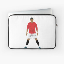 Laptop Sleeve Cristiano Ronaldo MUFC 10 12 13 15 17 Inch Case Notebook Tablet Carrying Bag Cover